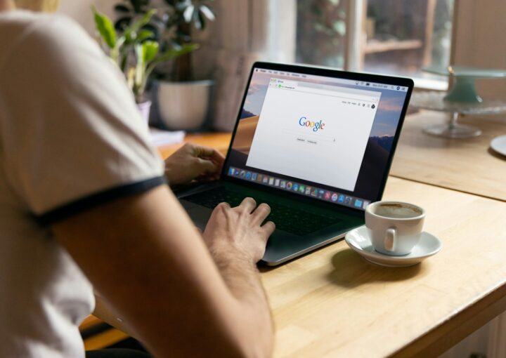 person-using-black-laptop-computer